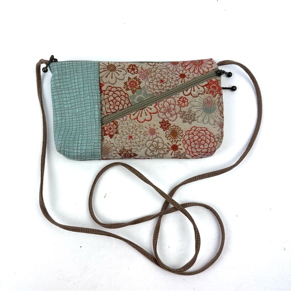 Maruca Tomboy Crossbody Bag Floral Tapestry Handbag Handmade Colorado Brand New - Picture 2 of 9